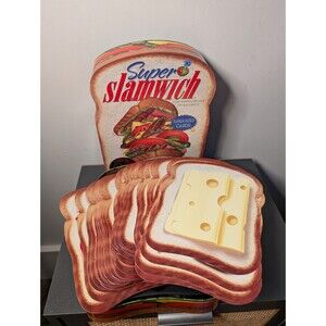 SUPER SLAMWICH Gamewright Flipping JUMBO Card Game NO INSTRUX 2014  Super-Sized